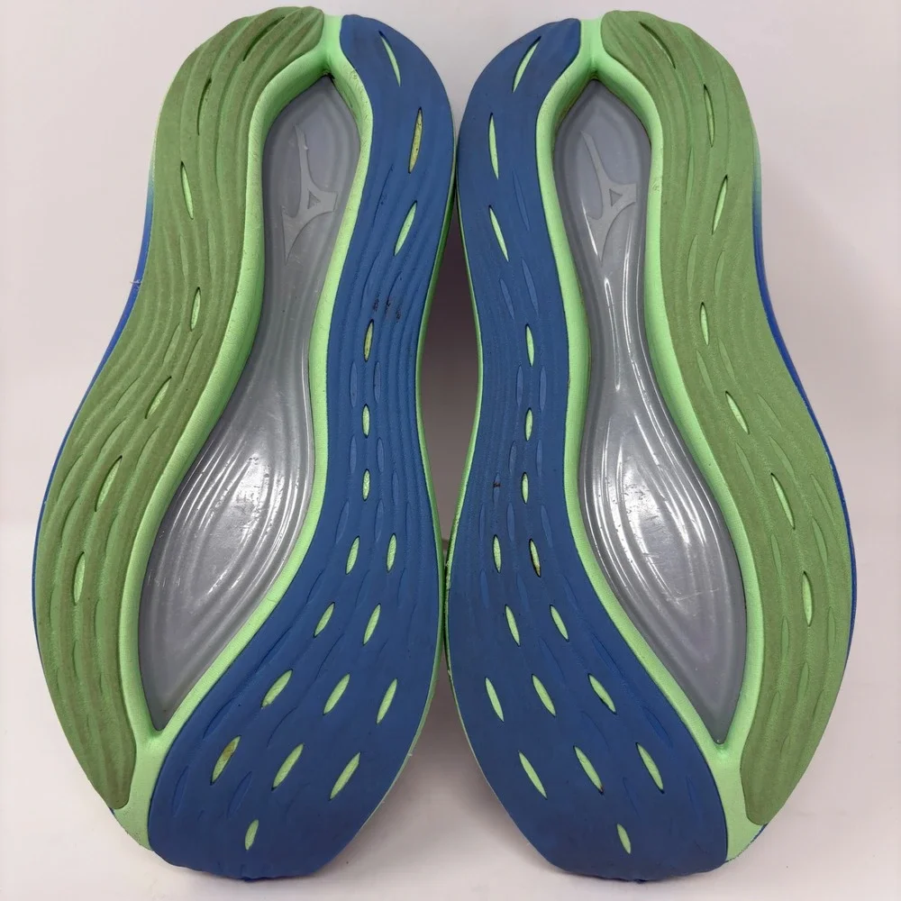 Mizuno Neo Vista Men's Size 9 Grey Blue Green Running Shoes (J1GC243451)